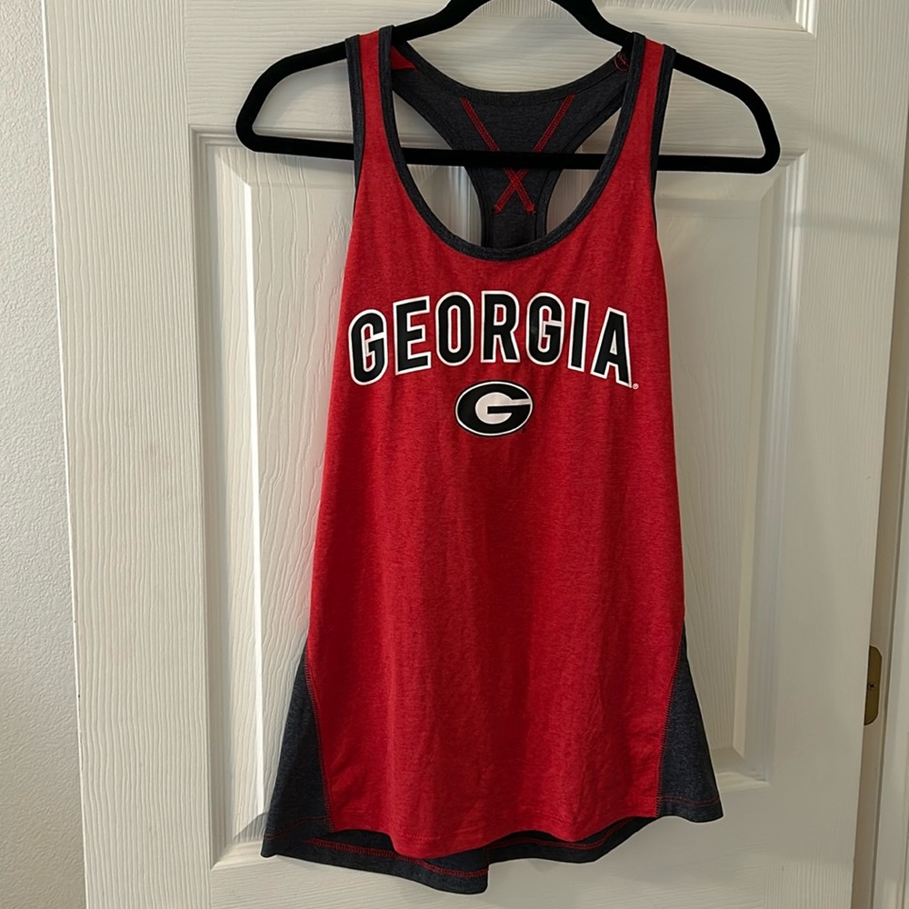 University Georgia Bulldogs UGA Dawgs college football tank top SEC size Med